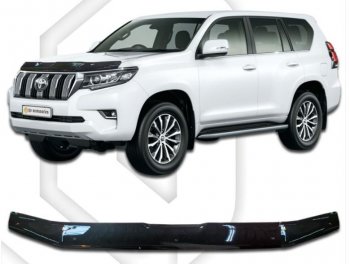 Дефлектор капота CA-Plastic Toyota Land Cruiser Prado J150 2-ой рестайлинг (2017-2020)