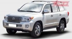 Декоративная вставка воздухозаборника в бампер Souz-96 Toyota Land Cruiser 200 1-ый рестайлинг (2012-2015)