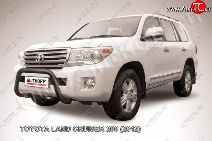 18 399 р. Кенгурятник d76 низкий мини  Toyota Land Cruiser  200 (2012-2015) 1-ый рестайлинг (Цвет: серебристый)  с доставкой в г. Новочеркасск