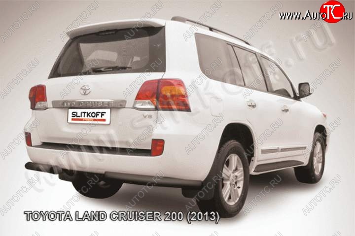 8 699 р. Уголки d76  Toyota Land Cruiser  200 (2012-2015) 1-ый рестайлинг (Цвет: серебристый)  с доставкой в г. Новочеркасск