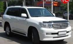 17 299 р. Накладка Goldman на передний бампер  Toyota Land Cruiser  200 (2007-2012) дорестайлинг (Неокрашенная)  с доставкой в г. Новочеркасск. Увеличить фотографию 2