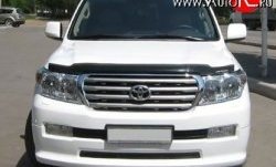 17 299 р. Накладка Goldman на передний бампер  Toyota Land Cruiser  200 (2007-2012) дорестайлинг (Неокрашенная)  с доставкой в г. Новочеркасск. Увеличить фотографию 1