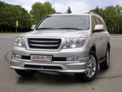 16 649 р. Накладка на передний бампер JAOS Toyota Land Cruiser 200 дорестайлинг (2007-2012) (Неокрашенная)  с доставкой в г. Новочеркасск. Увеличить фотографию 4