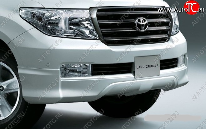 9 299 р. Накладка на передний бампер ORIGINAL Toyota Land Cruiser 200 дорестайлинг (2007-2012) (Неокрашенная)  с доставкой в г. Новочеркасск