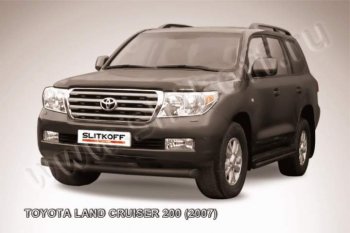 Защита переднего бампера из трубы d76 Slitkoff Toyota (Тойота) Land Cruiser (Лэнд)  200 (2007-2012) 200 дорестайлинг