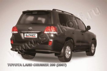 8 699 р. Уголки d76 Toyota Land Cruiser 200 дорестайлинг (2007-2012) (Цвет: серебристый)  с доставкой в г. Новочеркасск. Увеличить фотографию 1