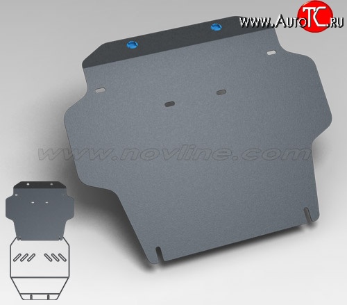 4 999 р. Защита картера двигателя Novline (2008-2009) (4.7/4.5, АКПП, 3 мм) Toyota Land Cruiser 200 дорестайлинг (2007-2012)  с доставкой в г. Новочеркасск