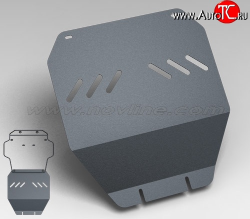 1 169 р. Защита коробки передач Novline (2008-2009) (4.7/4.5, АКПП, 3 мм) Toyota Land Cruiser 200 дорестайлинг (2007-2012)  с доставкой в г. Новочеркасск
