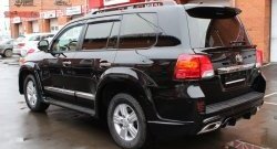 8 149 р. Накладка Wald Black Bison на заднюю дверь автомобиля Toyota Land Cruiser 200 дорестайлинг (2007-2012) (Большая накладка)  с доставкой в г. Новочеркасск. Увеличить фотографию 6