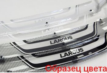 2 199 р. Дефлектор капота CA-Plastiс  Toyota Land Cruiser  200 (2007-2012) дорестайлинг (Серия Art графит)  с доставкой в г. Новочеркасск. Увеличить фотографию 2