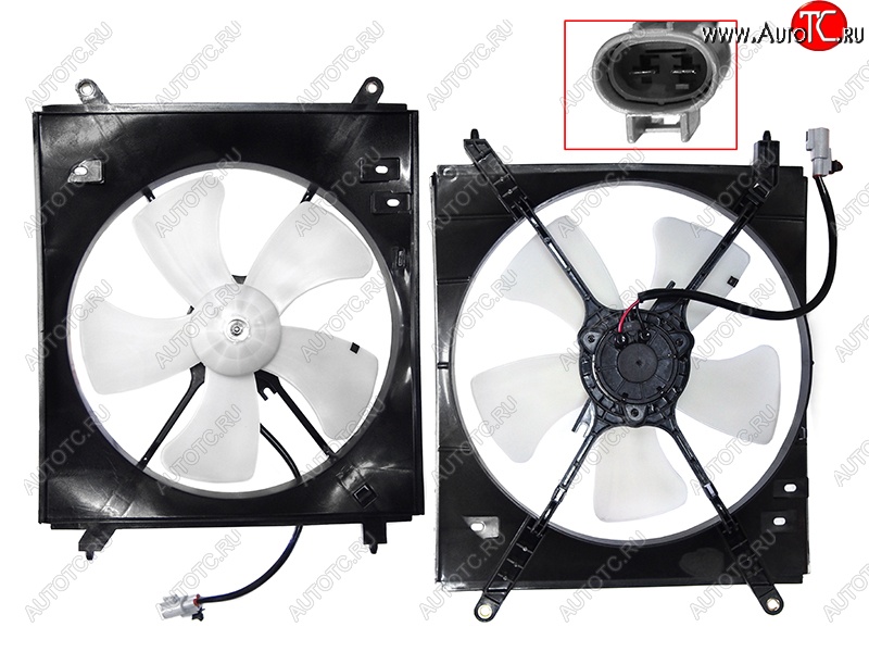 4 999 р. Вентилятор радиатора в сборе (5SFNE/5SFE) SAT Toyota Mark 2 Qualis седан (1997-2002)  с доставкой в г. Новочеркасск