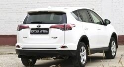 1 899 р. Защитная накладка на задний бампер RA  Toyota RAV4  XA40 (2015-2019) 5 дв. рестайлинг  с доставкой в г. Новочеркасск. Увеличить фотографию 2