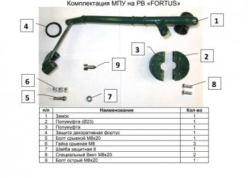 27 р. Замок рулевого вала FORTUS (бесштыревой) Toyota RAV4 XA40 5 дв. рестайлинг (2015-2019)  с доставкой в г. Новочеркасск. Увеличить фотографию 3