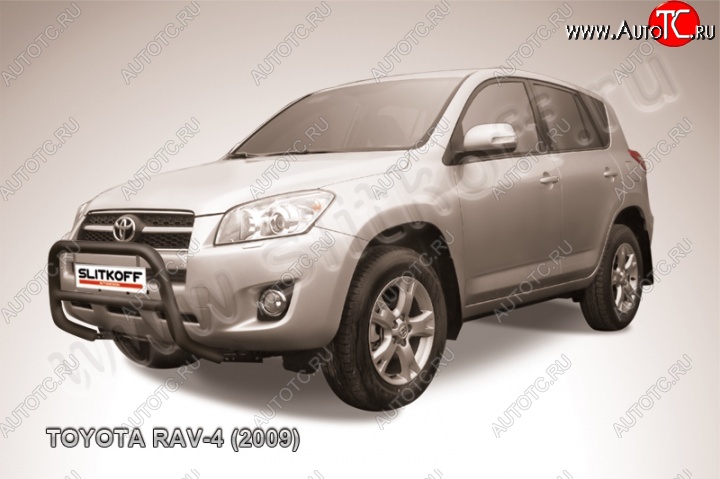 13 549 р. Кенгурятник d57 низкий  Toyota RAV4  XA30 (2008-2010) 5 дв. 1-ый рестайлинг (Цвет: серебристый)  с доставкой в г. Новочеркасск