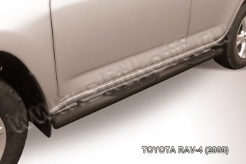 Защита порогов Slitkoff Toyota (Тойота) RAV4 (рав)  XA30 (2008-2010) XA30 5 дв. 1-ый рестайлинг