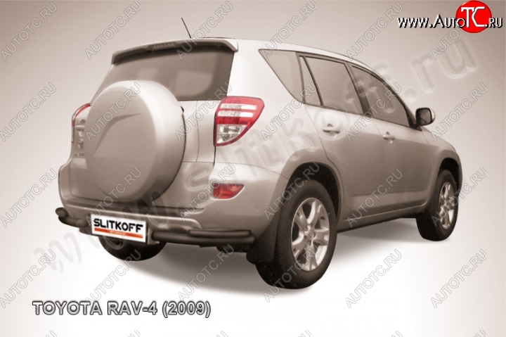 5 449 р. Уголки d57+d42 двойные  Toyota RAV4  XA30 (2008-2010) 5 дв. 1-ый рестайлинг (Цвет: серебристый)  с доставкой в г. Новочеркасск