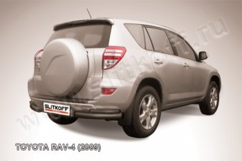 6 399 р. Уголки d76+d42 двойные  Toyota RAV4  XA30 (2008-2010) 5 дв. 1-ый рестайлинг (Цвет: серебристый)  с доставкой в г. Новочеркасск. Увеличить фотографию 1