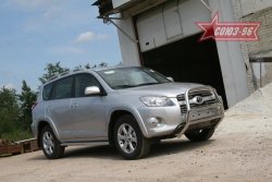 13 049 р. Защита переднего бампера Souz-96 (d60) Toyota RAV4 XA30 5 дв. удлиненный 2-ой рестайлинг (2010-2013)  с доставкой в г. Новочеркасск. Увеличить фотографию 1