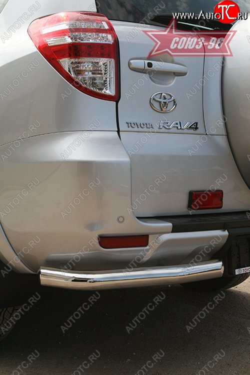 9 584 р. Защита заднего бампера из боковых уголков Souz-96 (d60)  Toyota RAV4  XA30 (2010-2013) 5 дв. удлиненный 2-ой рестайлинг  с доставкой в г. Новочеркасск