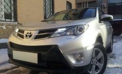 1 469 р. Сетка верхнего воздухозаборника переднего бампера Russtal  Toyota RAV4  XA40 (2012-2015) 5 дв. дорестайлинг (черная)  с доставкой в г. Новочеркасск. Увеличить фотографию 3