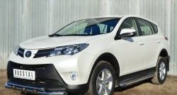 20 699 р. Широкая защита порогов SLITKOFF  Toyota RAV4  XA40 (2012-2015) 5 дв. дорестайлинг  с доставкой в г. Новочеркасск. Увеличить фотографию 3