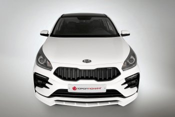 2 899 р. Сплиттер переднего бампера QUASAR KIA Rio 4 FB дорестайлинг седан (2016-2020) (Неокрашенный)  с доставкой в г. Новочеркасск. Увеличить фотографию 4