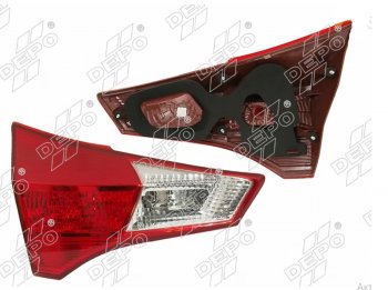 6 449 р. Левый фонарь в крышку багажника DEPO  Toyota RAV4  XA40 (2012-2015) 5 дв. дорестайлинг  с доставкой в г. Новочеркасск. Увеличить фотографию 1