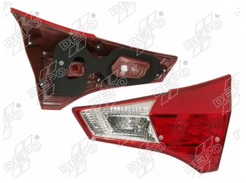 6 449 р. Правый фонарь в крышку багажника DEPO  Toyota RAV4  XA40 (2012-2015) 5 дв. дорестайлинг  с доставкой в г. Новочеркасск. Увеличить фотографию 1