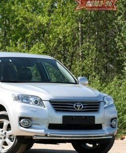 14 804 р. Защита переднего бампера двойная Souz-96 (d42/42) Toyota RAV4 XA30 5 дв. удлиненный 2-ой рестайлинг (2010-2013)  с доставкой в г. Новочеркасск. Увеличить фотографию 1