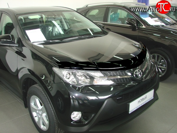 2 879 р. Дефлектор капота NovLine Toyota RAV4 XA40 5 дв. дорестайлинг (2012-2015)  с доставкой в г. Новочеркасск