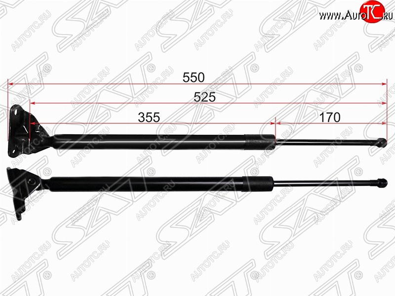 1 039 р. Газовый упор крышки багажника SAT Toyota RAV4 XA40 5 дв. дорестайлинг (2012-2015)  с доставкой в г. Новочеркасск