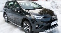 20 699 р. Широкая защита порогов (рестайлинг) SLITKOFF  Toyota RAV4  XA40 (2012-2015) 5 дв. дорестайлинг  с доставкой в г. Новочеркасск. Увеличить фотографию 4