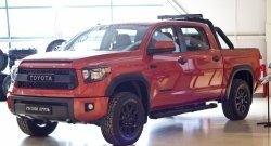 849 р. Реснички на фары RA  Toyota Tundra  XK50 (2013-2025) 2-ой рестайлинг (Неокрашенные)  с доставкой в г. Новочеркасск. Увеличить фотографию 3