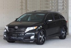 22 499 р. Накладка на передний бампер ZEUS Mz SPEED  Toyota Venza  GV10 (2008-2012) дорестайлинг (Неокрашенная)  с доставкой в г. Новочеркасск. Увеличить фотографию 1