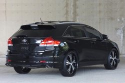 22 499 р. Накладка на задний бампер ZEUS Mz SPEED Toyota Venza GV10 дорестайлинг (2008-2012) (Неокрашенная)  с доставкой в г. Новочеркасск. Увеличить фотографию 1