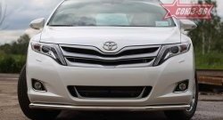 14 219 р. Защита переднего бампера одинарная Souz-96 (d60) Toyota Venza GV10 дорестайлинг (2008-2012)  с доставкой в г. Новочеркасск. Увеличить фотографию 3