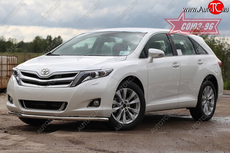 14 219 р. Защита переднего бампера одинарная Souz-96 (d60) Toyota Venza GV10 дорестайлинг (2008-2012)  с доставкой в г. Новочеркасск