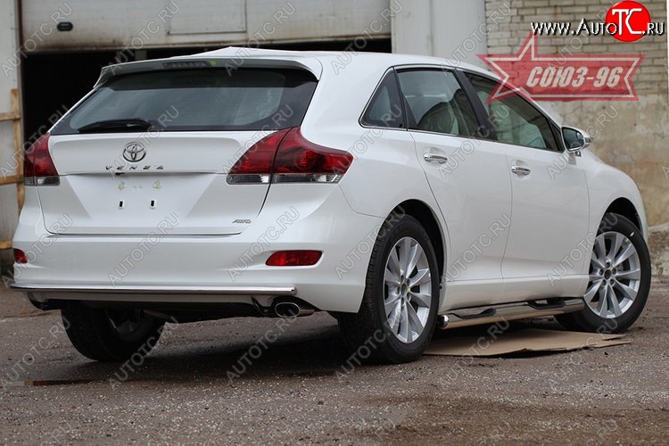 13 409 р. Защита заднего бампера Souz-96 (d42)  Toyota Venza  GV10 (2008-2012) дорестайлинг  с доставкой в г. Новочеркасск