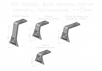 58 999 р. Багажник (корзина) (для а/м без люка, 1500х2750 мм) РИФ ГАЗ Соболь 2752 дорестайлинг цельнометаллический фургон (1998-2002)  с доставкой в г. Новочеркасск. Увеличить фотографию 8