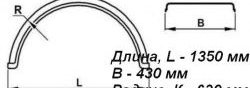 1 699 р. Крыло К-430 (круглое) Master-Plast    с доставкой в г. Новочеркасск. Увеличить фотографию 2