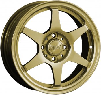 Кованый диск Slik Classik 6x14 (Металлик золотой) Dodge Caravan (1996-2000) 5x100.0xDIA57.1xET40.0