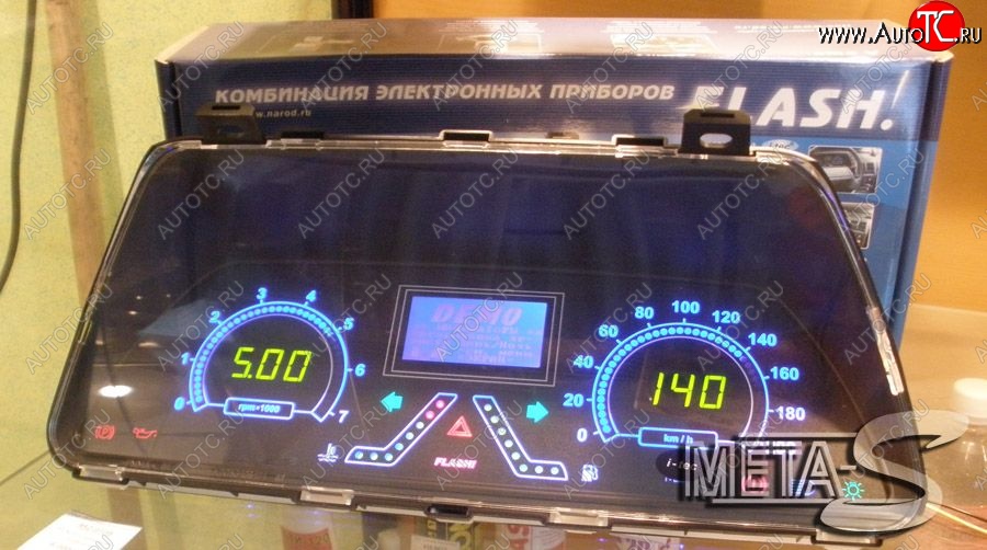 8 499 р. Приборная панель Flash Lite Лада 2110 седан (1995-2007)  с доставкой в г. Новочеркасск