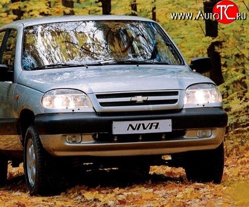 3 289 р. Передний бампер Стандартный Chevrolet Niva 2123 дорестайлинг (2002-2008) (Окрашенный)  с доставкой в г. Новочеркасск