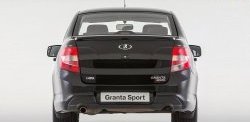 9 999 р. Задний бампер Granta Sport  Лада Гранта  2190 (2011-2017) седан дорестайлинг (Неокрашенный)  с доставкой в г. Новочеркасск. Увеличить фотографию 1