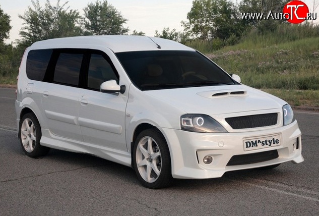 5 199 р. Пороги накладки DMstyle  Лада Ларгус (2012-2024) дорестайлинг R90, рестайлинг R90 (Неокрашенные)  с доставкой в г. Новочеркасск