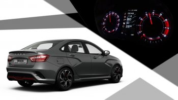 62 999 р. Приборная панель Ferrum GF 940 SPORT Edition Лада Веста SW 2181 универсал дорестайлинг (2017-2022) (С кожаным щитком (строчка красная))  с доставкой в г. Новочеркасск. Увеличить фотографию 8