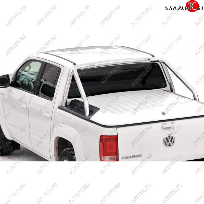 36 699 р. Защитная дуга багажника ТехноСфера (Техно Сфера) (Ø63,5 мм)  Volkswagen Amarok (2009-2016) дорестайлинг (Нержавейка)  с доставкой в г. Новочеркасск