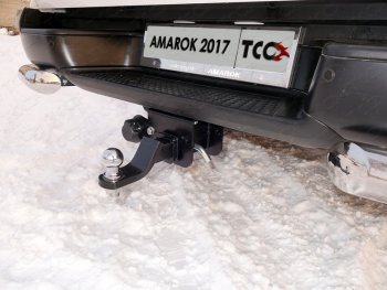 11 799 р. Фаркоп (тягово-сцепное устройство) TCC Volkswagen Amarok дорестайлинг (2009-2016) (Оцинкованный, шар E - оцинкованный)  с доставкой в г. Новочеркасск. Увеличить фотографию 1