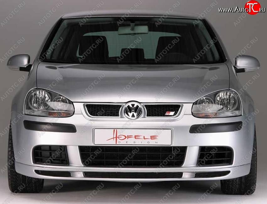 8 749 р. Накладка на передний бампер Hofele Volkswagen Golf 5 хэтчбэк (2003-2009) (Неокрашенная)  с доставкой в г. Новочеркасск