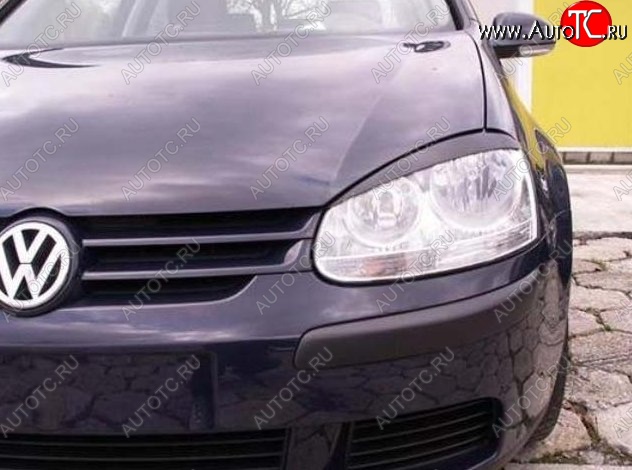 1 649 р. Реснички на фары CT Volkswagen Golf 5 хэтчбэк (2003-2009) (Неокрашенные)  с доставкой в г. Новочеркасск